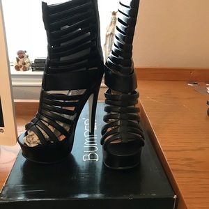 Bumper Mid Calf Heels